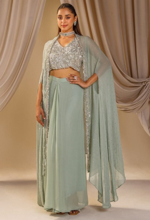 Mint Majesty-Cape Set